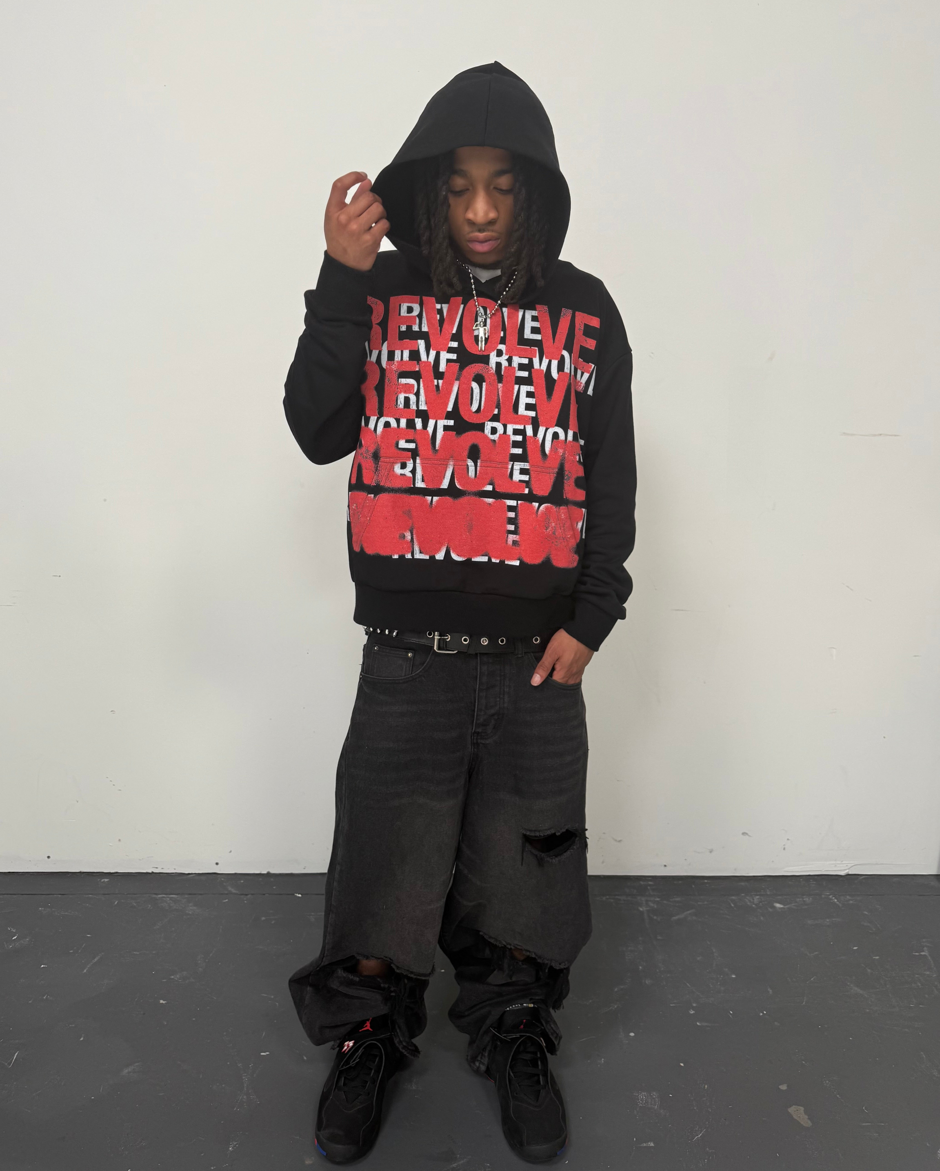GRAFFITI “NOIR” HOODIE