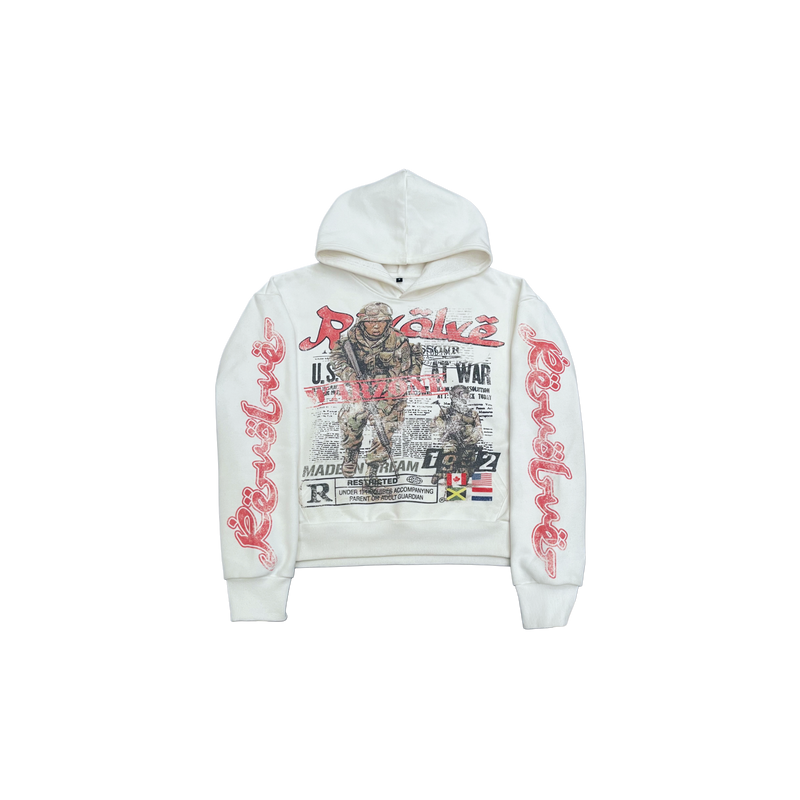 REVOLVE “WAR” HOODIE